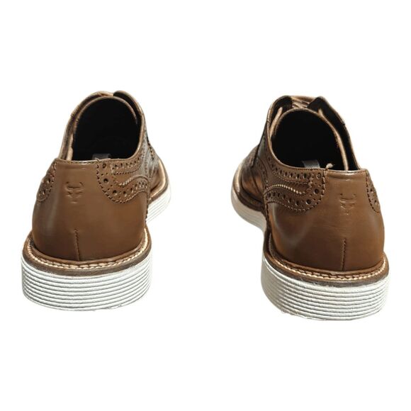 TRASK Italian Made Leather Lace-Up Wingtip Oxford Size 12.5M main image 9